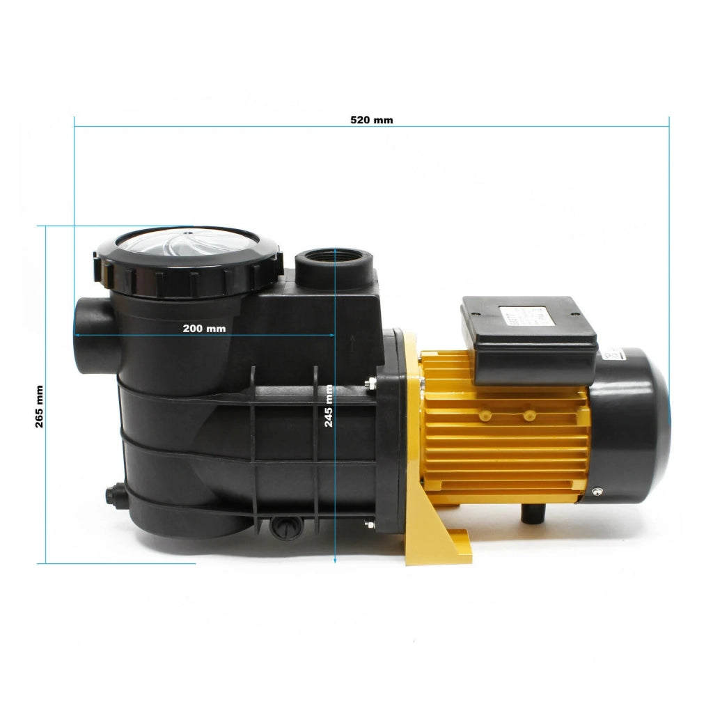 Pompa per piscina 14500l/h 750 watt pompa di filtrazione e circolazione dell'acqua 16_0001463