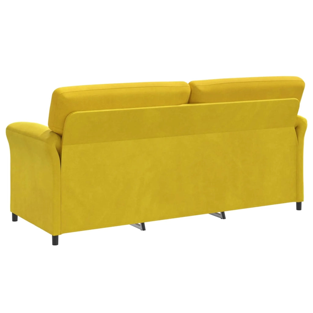 Set di divani 2 pz Giallo Velluto 3424920