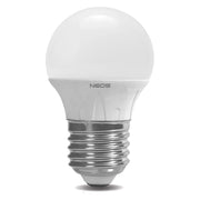 LAMPADA A LED 'SFERA' CALDA 3000K  5,5W=40W E27 - 470 lm- 10 pezzi  - NOVAITALIA