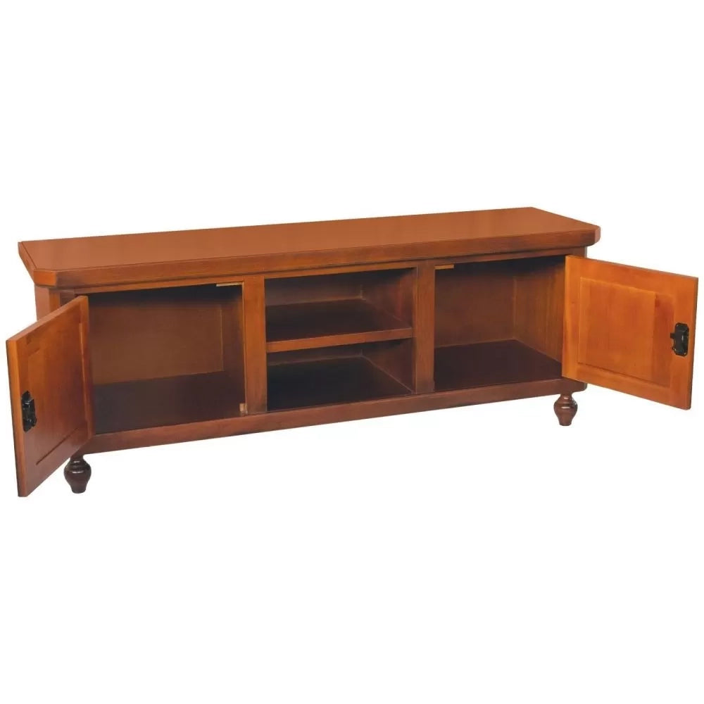 Porta tv in legno arte povera 2 ante noce bassano 150x43x56 - Mobili 2G