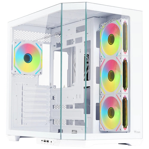 itek DARK CAVE AKU Tower Bianco