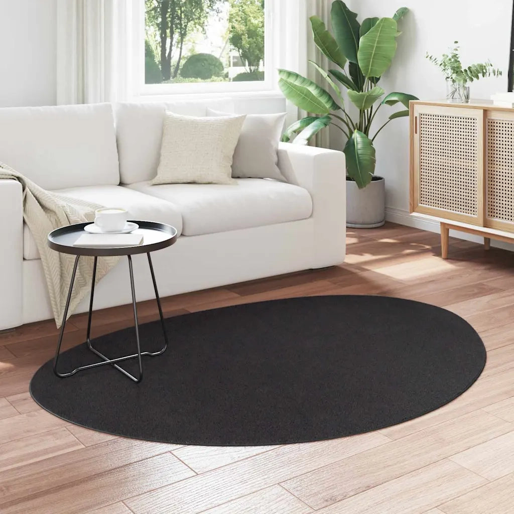 Tappeti per area HUARTE Nero 120 x 170 cm Poliestere 4103700