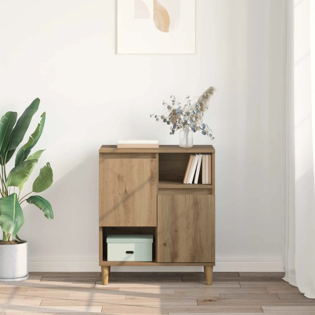 Credenza | Madia | Buffet da pranzo | Armadio da pranzo rovere artigianale 35 x 60 x 70 cm Legno multistrato