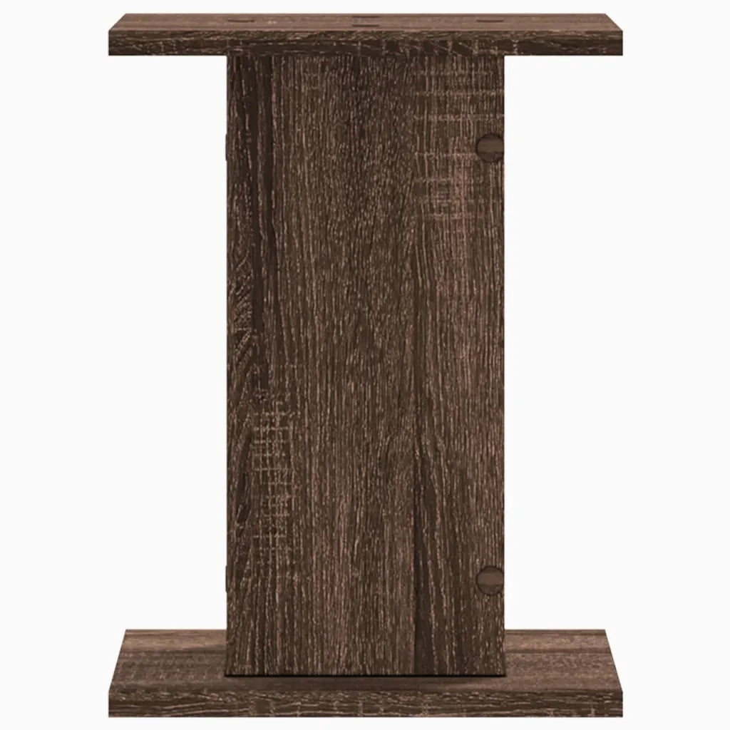 Supporti per Piante 2 pz Rovere Marrone 30x30x40 cm Truciolato