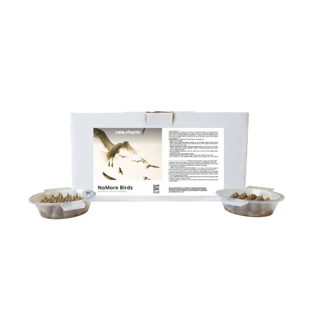 NoMoreBirds Repellente Piccioni Gabbiani Dischetti Pronto Uso | Newpharm, Formato da 2pz