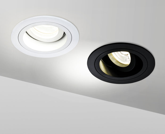 Faretto da incasso Downlight in Alluminio Atom Bianco