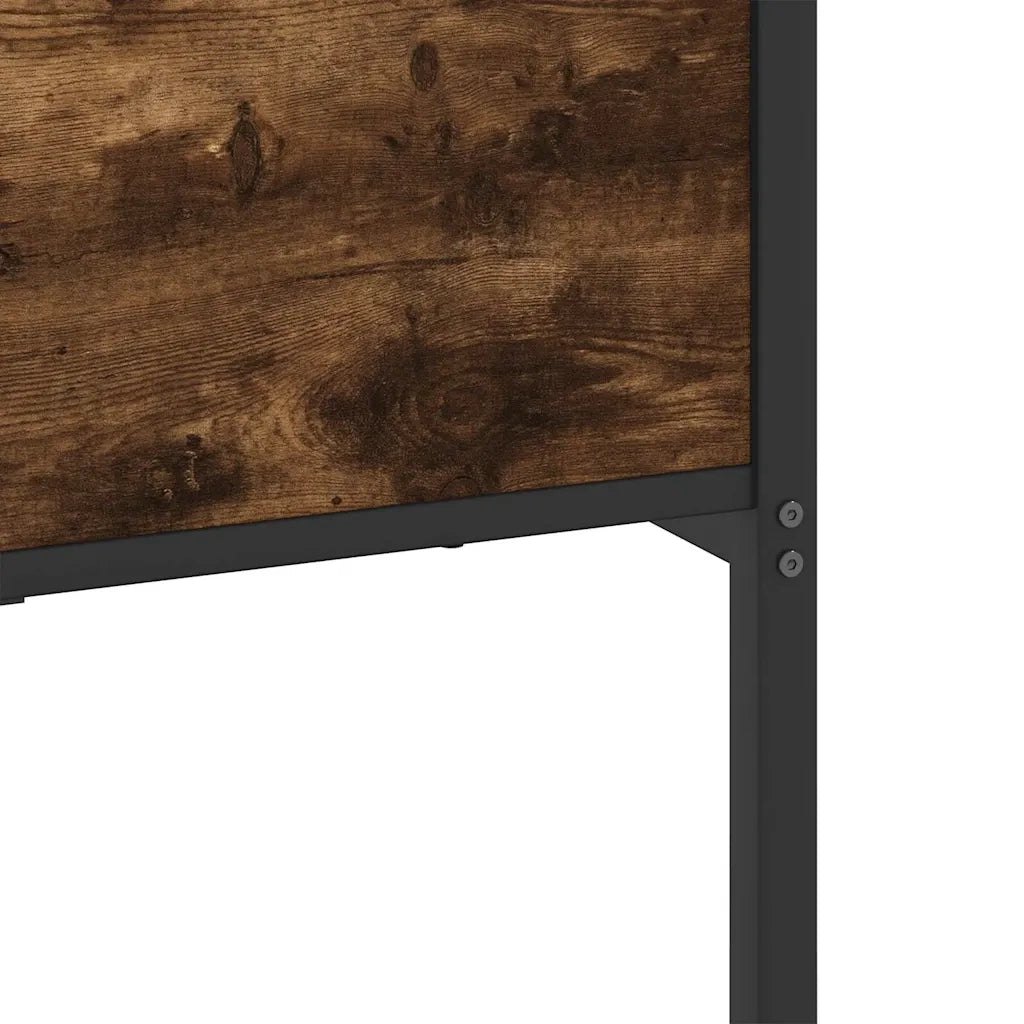 Giroletto senza Materaso in Metallo Rovere Fumo 160x200 cm 3325113