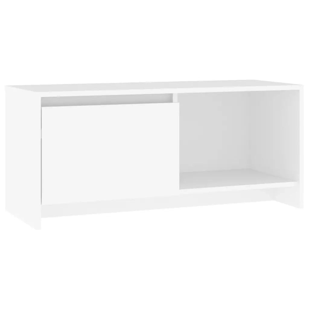 Mobile Porta TV-Credenza per TV Bianco 90x35x40 cm in Legno Multistrato