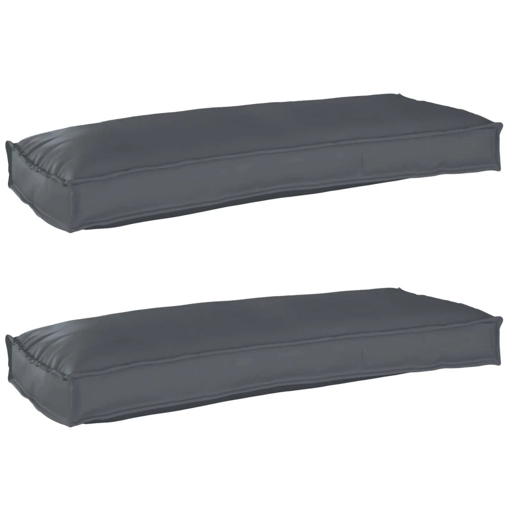 Set di Cuscini per Pallet 2 pcs Antracite 100 x 40 x 8 cm 42001688