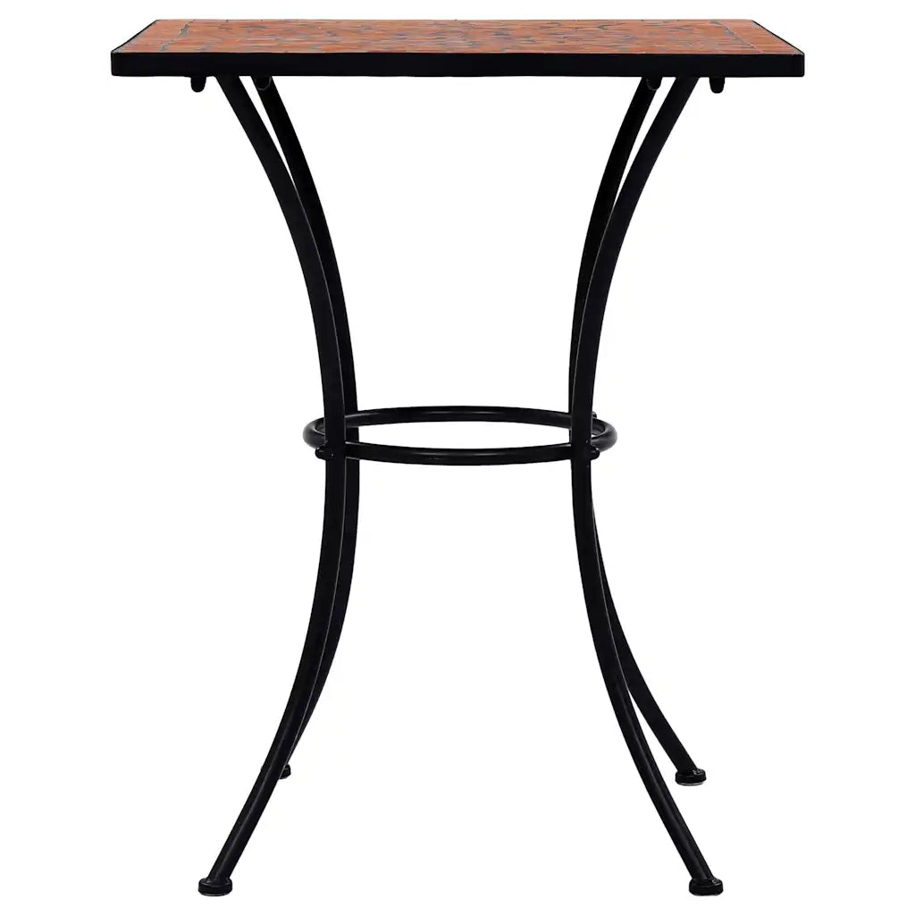 Set Bistrò 3 pz con Mosaico in Ceramica Terracotta 279412