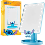 Specchio LED con Ripiano con Illuminazione per Trucco - Scatola per Gioielli - Regalo per Ragazze e Donne - Blu