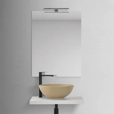 Mensolone bagno 60 cm grigio chiaro per lavabo da appoggio Master