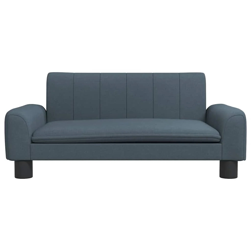 Cuccia per cani comoda cesta da divano tessuto grigio scuro 70 x 45 x 30 cm 02_0043170