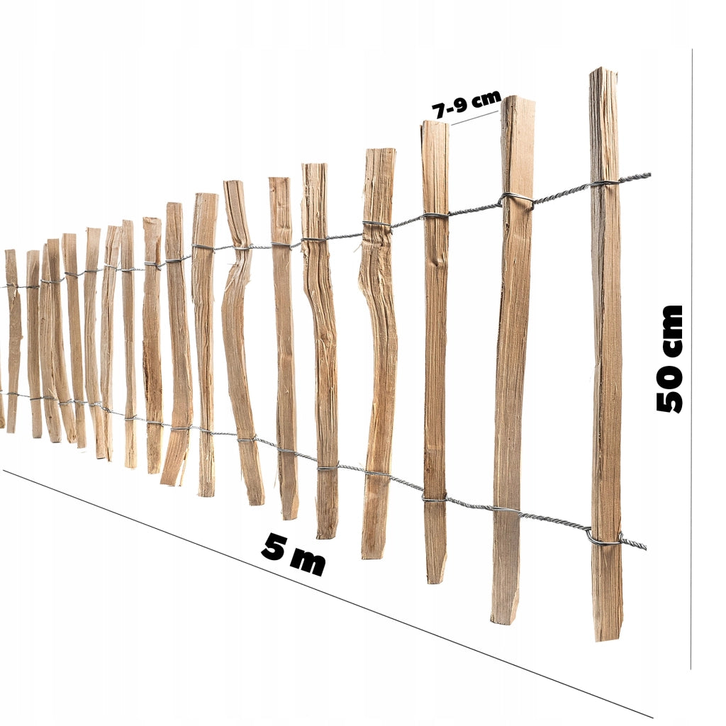 Recinzione protettiva avvolgibile KADAX Hazel Stacket Fence 500x50 7-9cm
