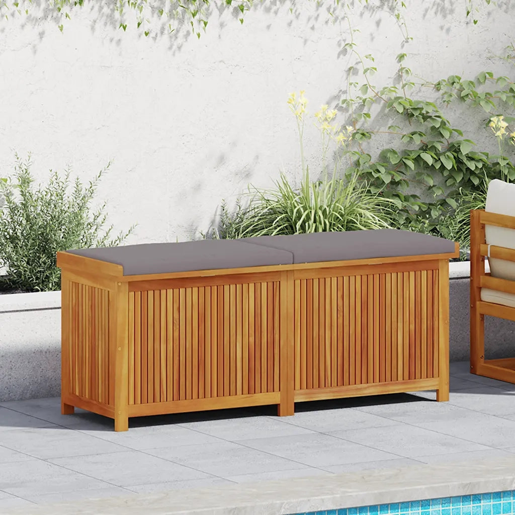 vidaXL Scatola Cuscini da Esterno 150x50x60,5 cm Legno Massello Acacia