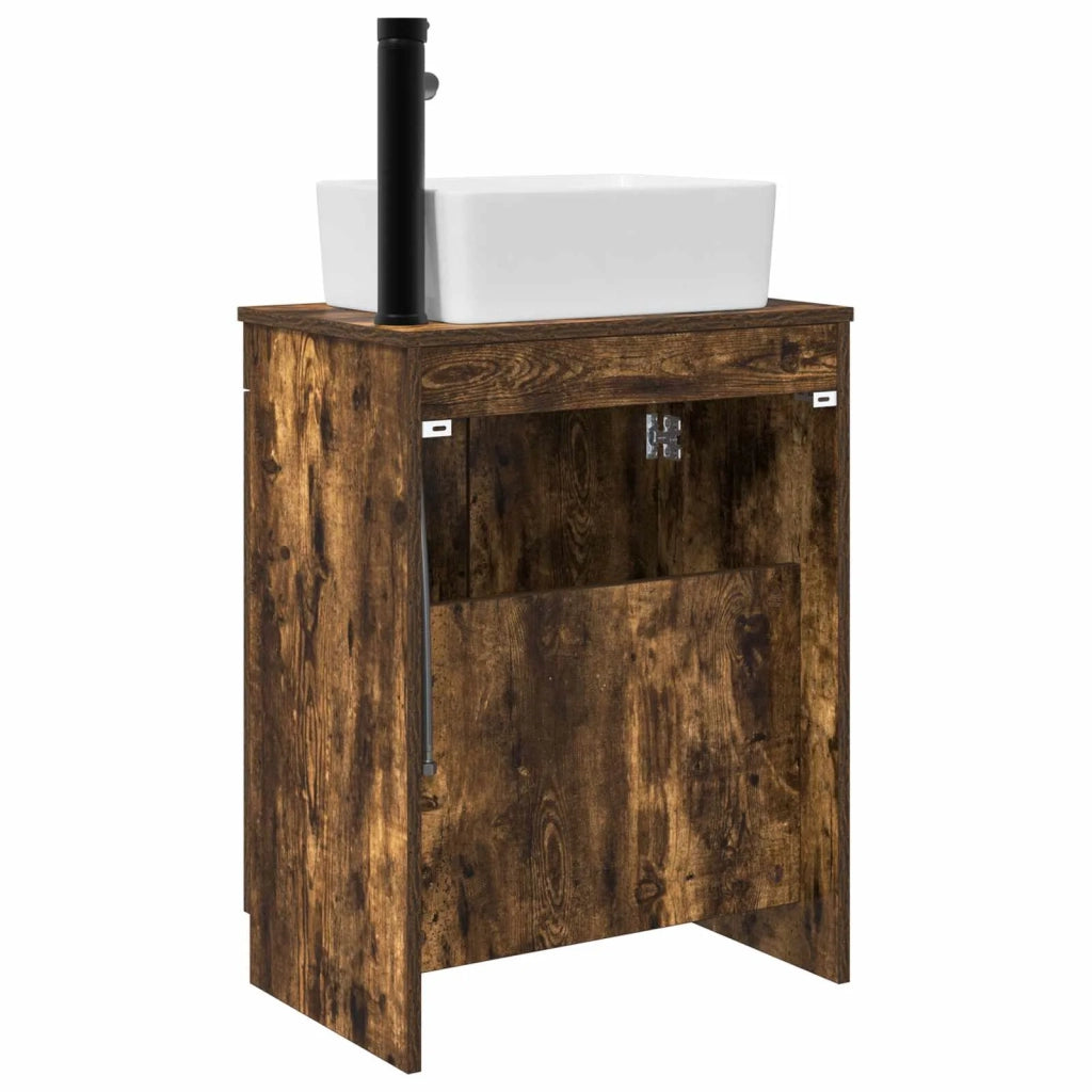 Mobile da bagno con lavabo Rovere Fumo 54 x 35 x 83 cm 890134