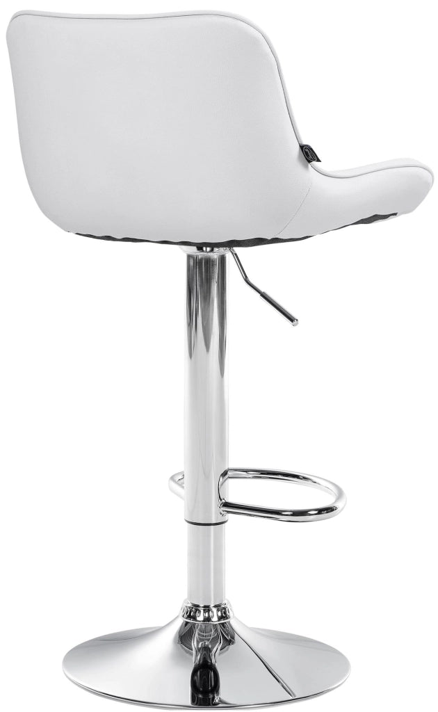 Barhocker Vonore Kunstleder chrom