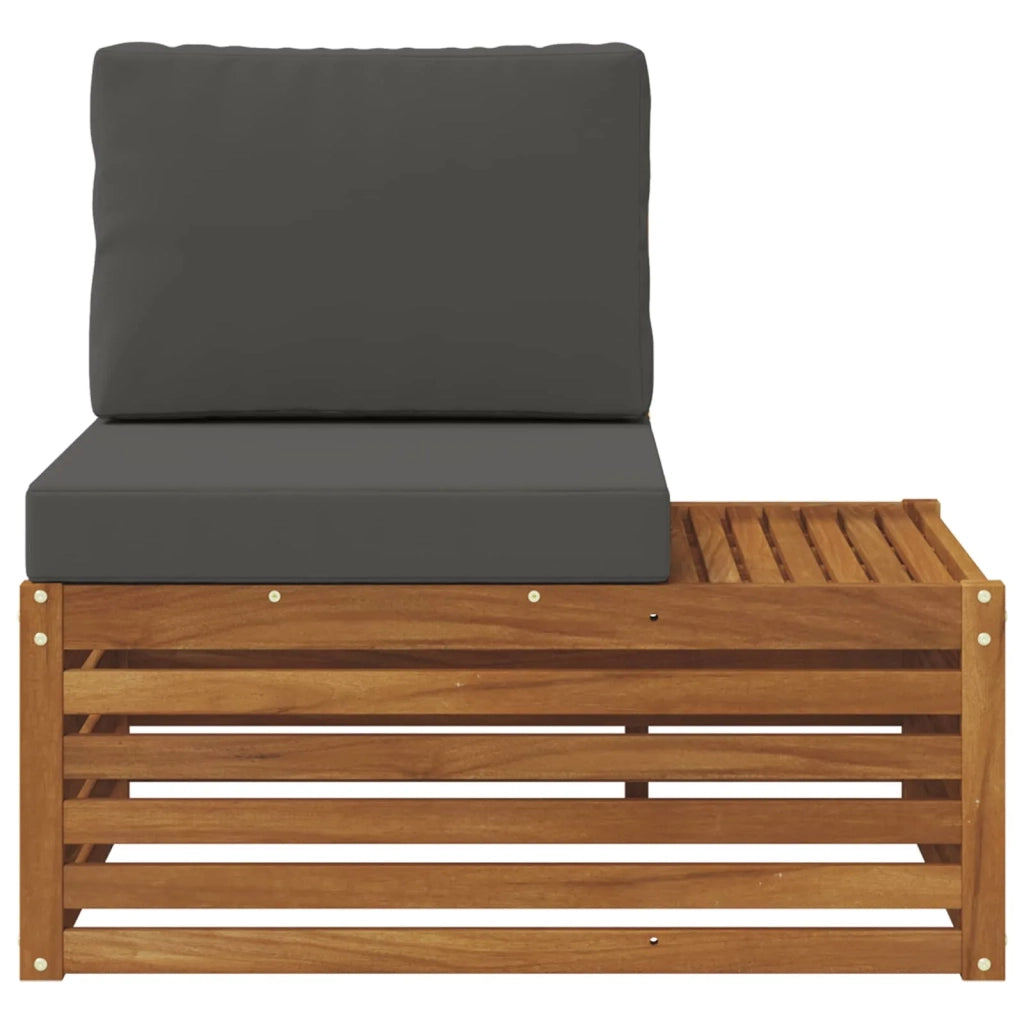 Divano da Giardino-Divano Esterno Finale con cuscino Naturale 91 x 63 x 73 cm 408984