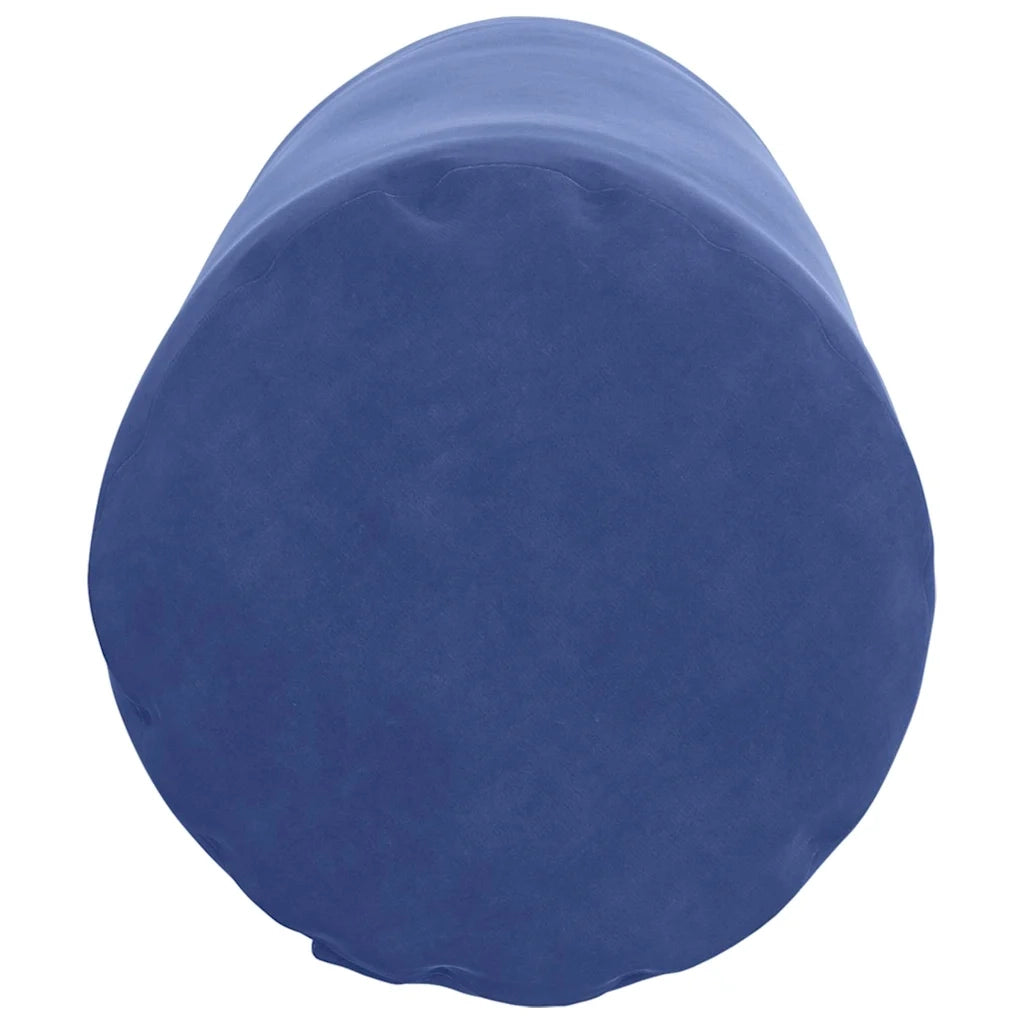 Cuscini a rullo 2 pcs Blu Polizia Ø 25 x 70 cm Tessuto in Cords