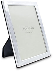 Fotolijst 10 x 15 cm - Metallo - Profilo Largo - Orizzontale/Verticale - Retro Illuminato in Felpa - Design Eterno - Supporto Scambiabile
