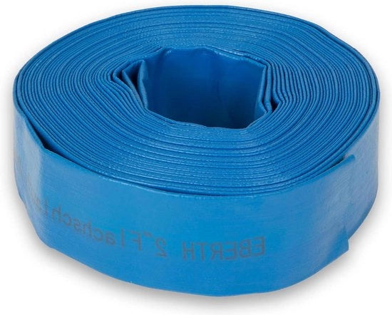 Slang 2 pollici - 20 m di lunghezza - PVC flessibile e duraturo - tubo per irrigazione - tubo per acqua per giardino - tubo per acqua per giardino in PVC blu