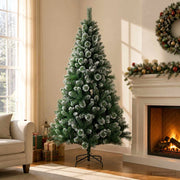 Albero di Natale artificiale 240 cm PVC e Metallo Verde 42056460