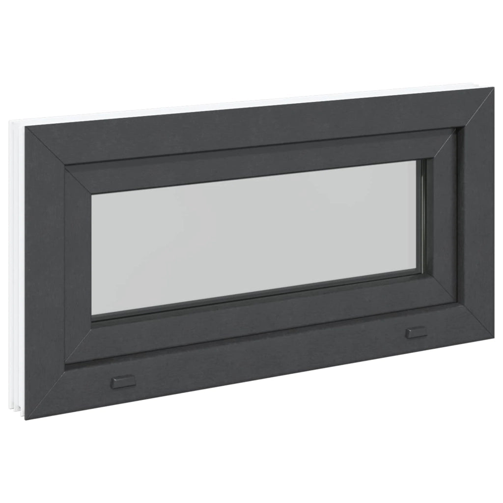 Finestra per Soffitta RISOR 80 x 40 cm PVC e Vetro Antracite CFW3238007