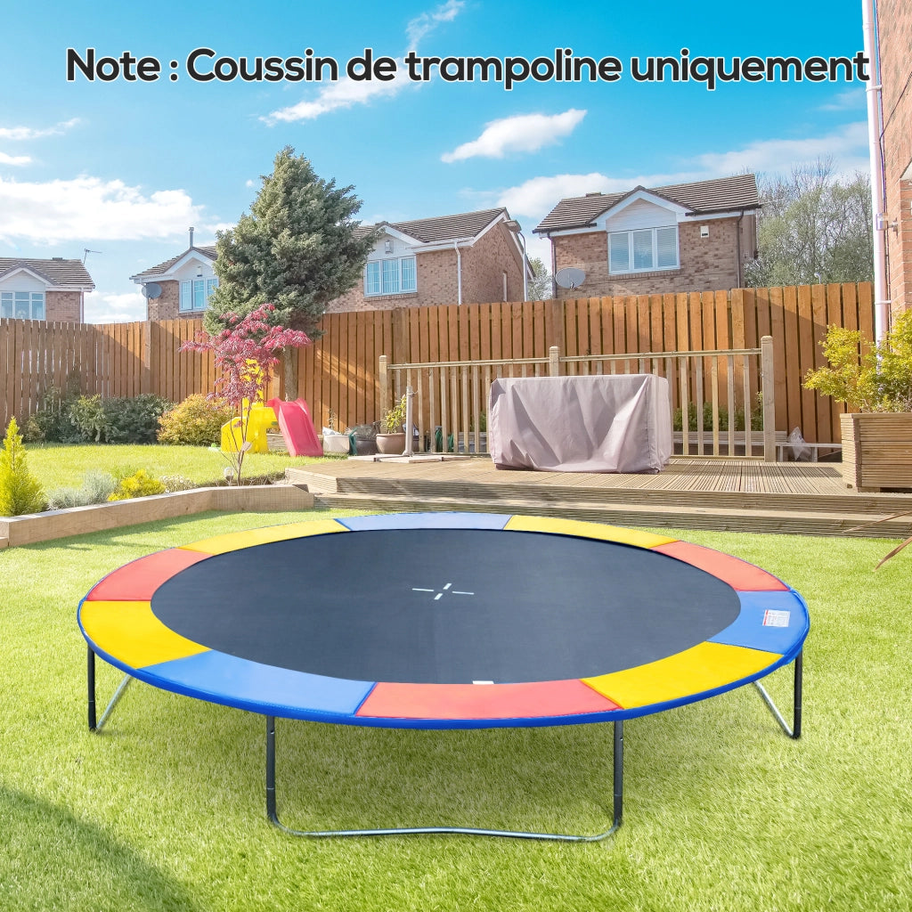 Cuscino protezione trampolino ? 244 cm ¨C zephmum ¨C multicolore UV resistente