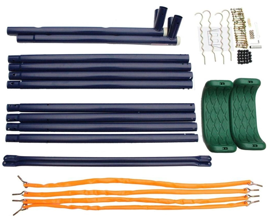 ALTALENA da esterno 259,08x187,96x180,34 cm in acciaio Blu+Verde