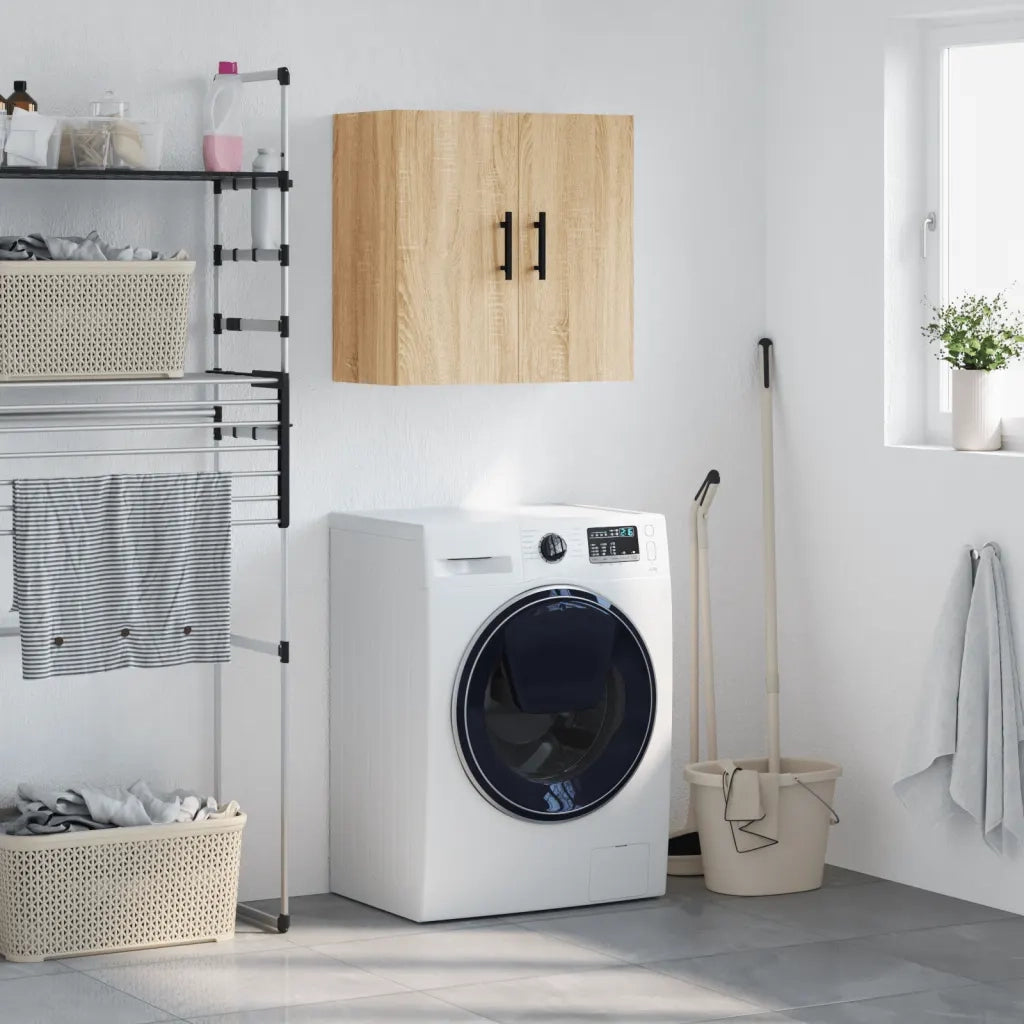 Armadietto a Muro | Mobile a Parete Rovere Sonoma 60x31x60 cm Legno Multistrato