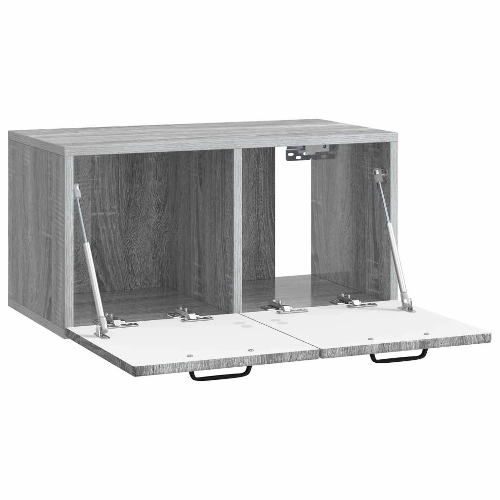 Mobile Porta TV da Muro Grigio Sonoma 59,5 x 31 x 30 cm