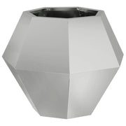 Fioriera | Cassetta per fiori | Vaso Argento 50 x 50 x 40 cm Acciaio zincato