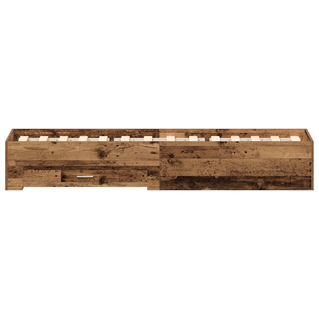 Struttura Letto Legno Vecchio 90x200 cm Legno Ingegnerizzato