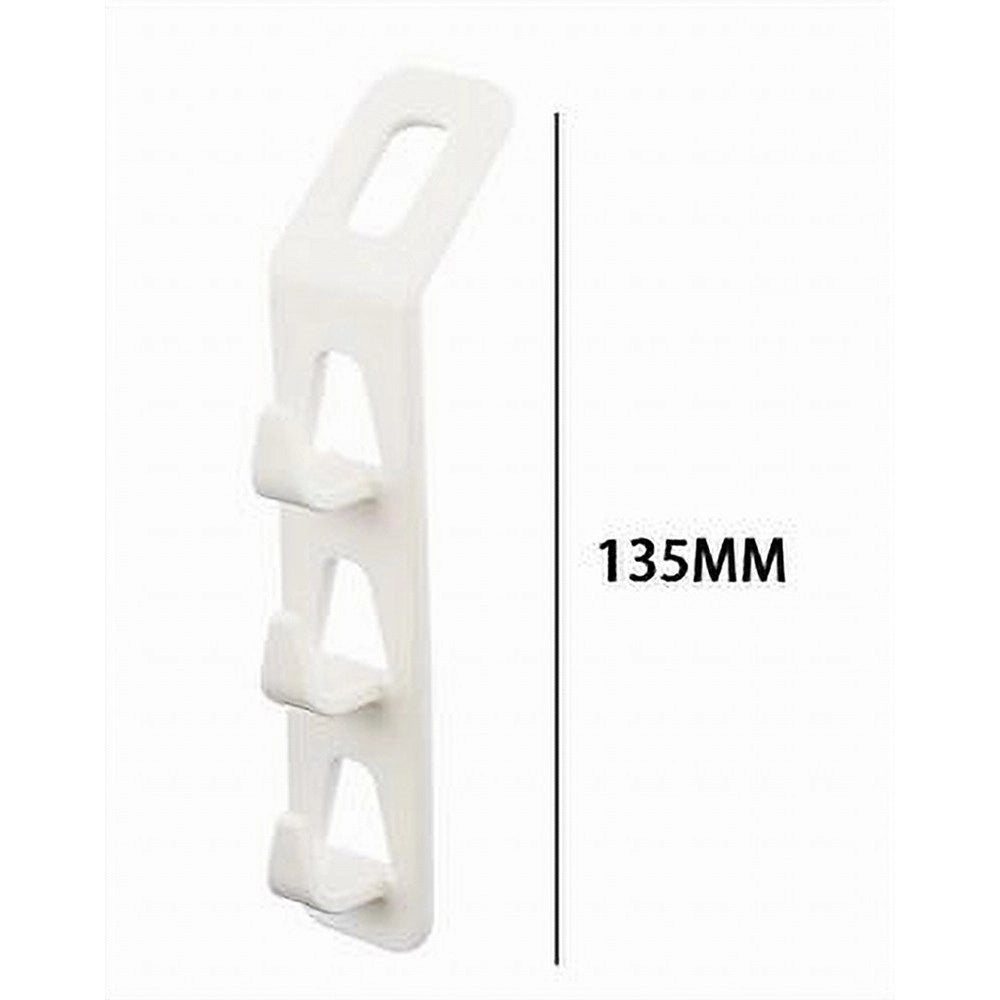 Trade Shop - Set 2 Pz Connettori Appendiabiti Salvaspazio Per Armadio Grucce A 3 Ganci 87356 -