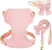 Collare e cinturino per animali, collari e cinturini adattabili con cinturino a farfalla, respiranti, imbottiti per cuccioli, piccoli cani e gatti (rosa, S)