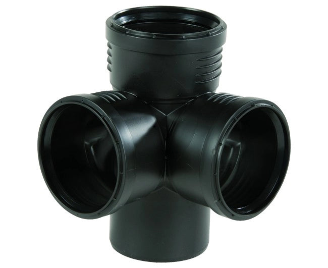 BRAGA A SCAGNO 875  ° AD INNESTO IN PP CON GUARNIZIONE SERIE SILENT  EE ¸110   GEBERIT