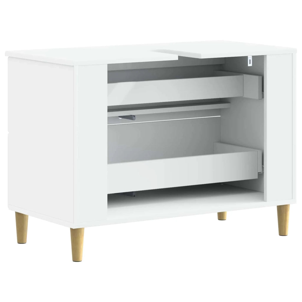 Armadio per Lavabo da Bagno ARNHEM Bianco 82 x 41 x 59 cm 896575