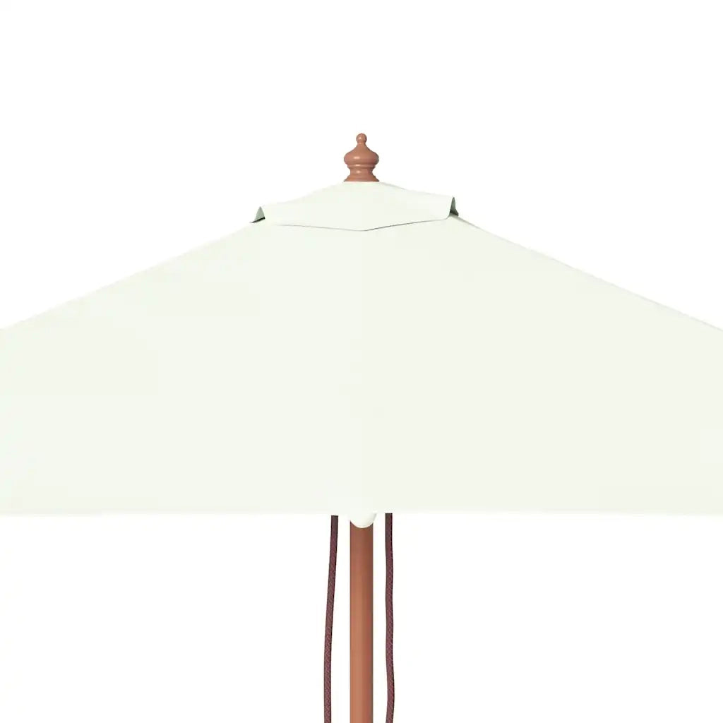 Ombrellone da Esterni con Palo in Legno 150x200 cm Sabbia