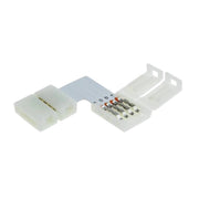 Connettore angolare per striscia led rgb 10mm alta qualità optonica 6621