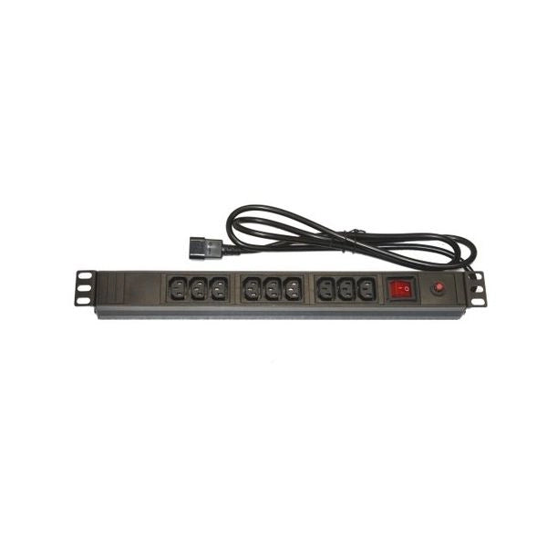 Multipresa link per armadi rack 19 9 prese femmina iec c13 - LK10052
