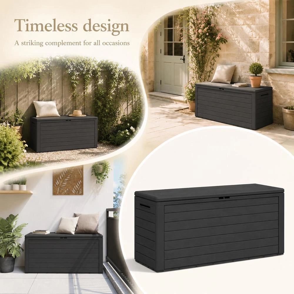 Garden Box Anthracite 116x44x55 Cm