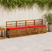 Cuscino per Panchina a 1 Pezzo VUGHT 100% Poliestere Rosso 950580