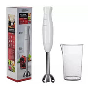 Trade Shop - Frullatore A Immersione 200w Con Bicchiere 500ml Tritatutto 2 Velocita' Mixer Frutta -