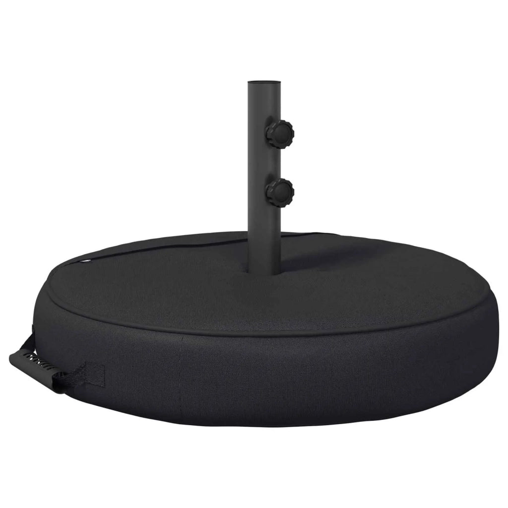 Base per Ombrello da Patio-Supporto per ombrellone 50 x 50 cm Acciaio Nero
