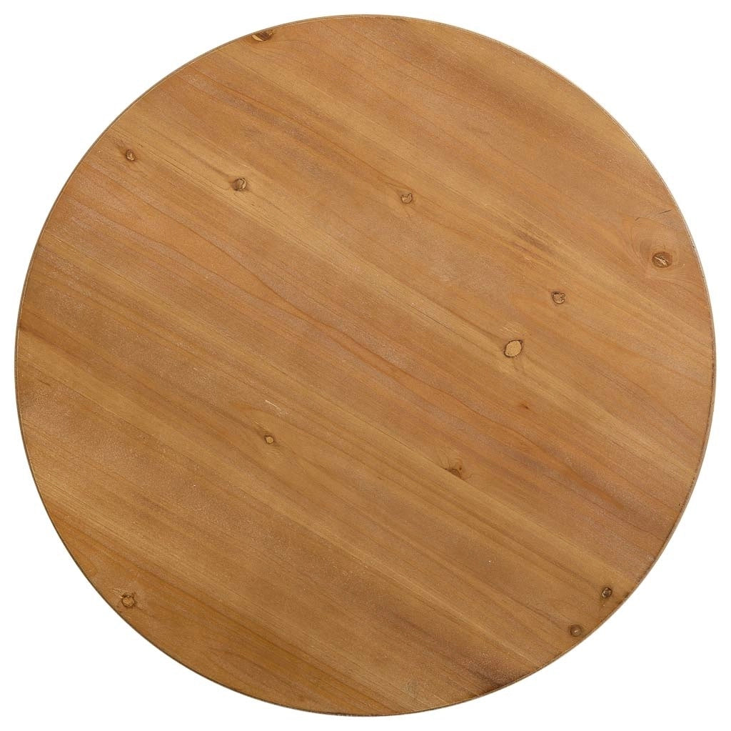 Tavolino in legno marrone 66,5x66,5x81h