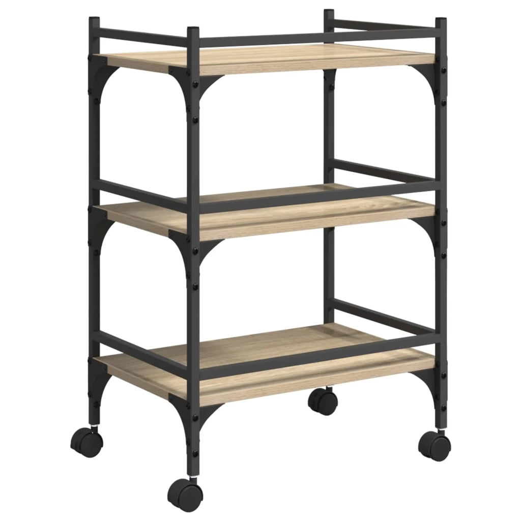 Carrello da Cucina Rovere Sonoma 50 x 35 x 75,5 cm CFW5964639
