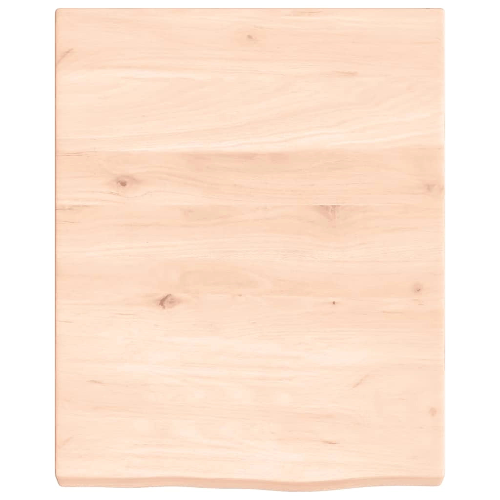Piano Bagno 40x50x(2-4) cm in Legno Massello Non Trattatocod mxl 122371