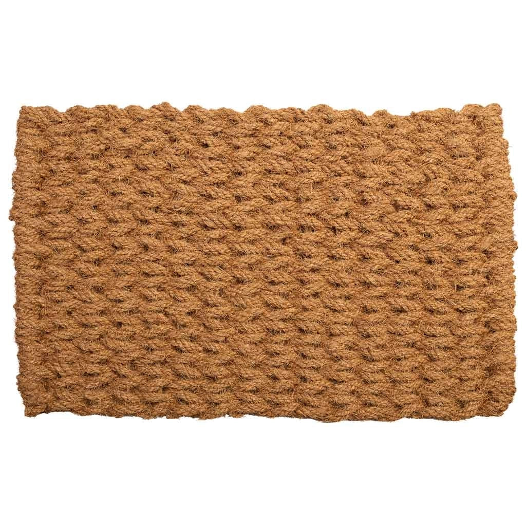 Zerbino corda di cocco marrone 80x50x3