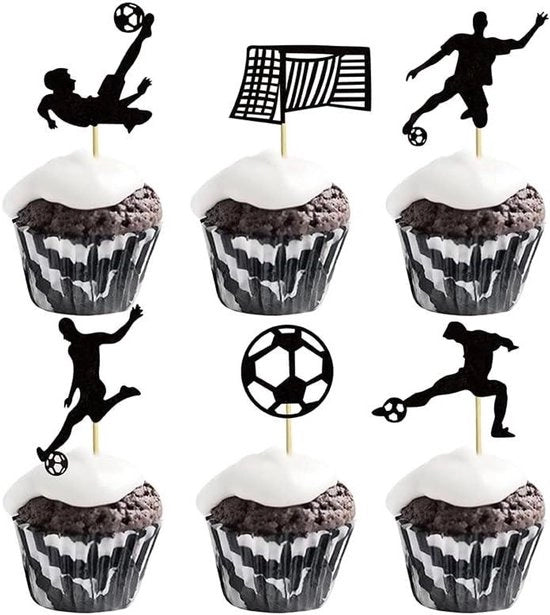 Decorazioni da Tavola per Festa di Compleanno del Calcio, 24 pezzi