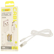 Trade Shop - Cavo Ricarica Rapida Trasferimento Dati Da Usb 2.0 - Type-c 1 Mt 3.1a Flessibile Q-sj1c -